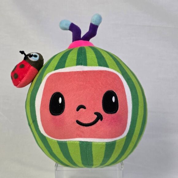 CoComelon Watermelon Plush Ladybug 8" Moonbug 2023 - Picture 1 of 6